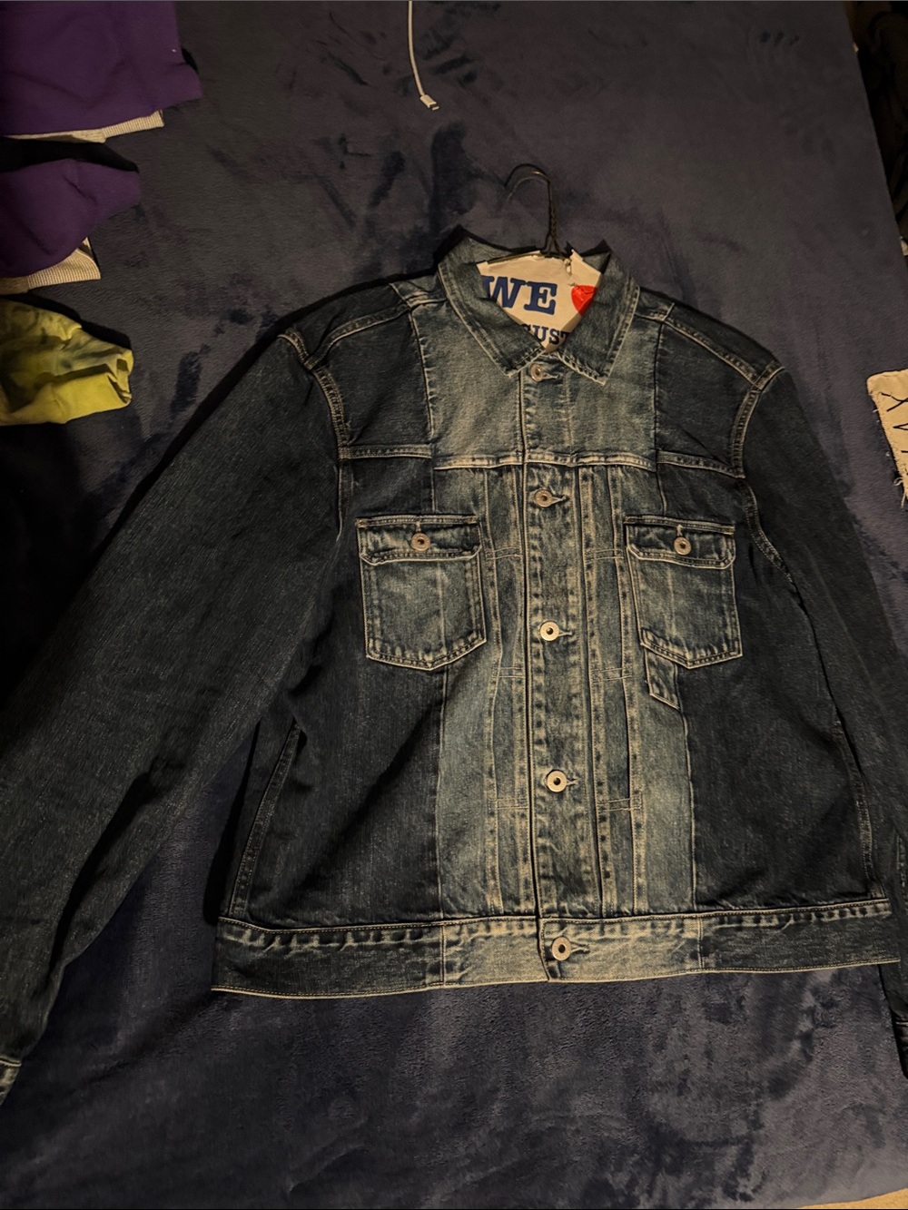 All Saints Blue Denim Jacket